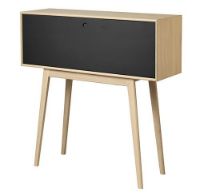 Billede af FDB Møbler Sekretær Foersom & Hiort-Lorenzen A84 Butler 108x105 cm - Eg/Sort