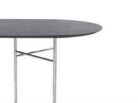 Billede af Ferm Living Mingle Table Top Oval B: 220 cm - Black Veneer