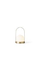 Billede af Audo Copenhagen Carrie LED Table Lampe Ø: 13,5 cm - Brushed Brass