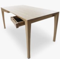 Billede af Snedkergaarden MATZ Skrivebord Med 2 Skuffer 150x80 cm - Valnød