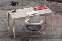 Billede af Snedkergaarden MATZ Skrivebord Med 2 Skuffer 150x80 cm - Valnød