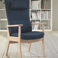 Billede af Farstrup Plus 6910 lænestol Inklusiv 5990 Fodskammel - Lysnet Bøg  