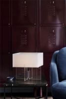 Billede af Fritz Hansen Cross-Plex T300 Bordlampe H: 30 cm - Klar/Opal OUTLET