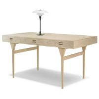 Billede af Snedkergaarden Nanna Ditzel ND93 Skrivebord med 3 skuffer B: 145 cm - Eg Sæbe