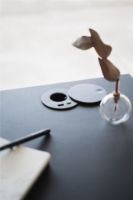 Billede af Bent Hansen Hemingway Skrivebord m. Opladerstation L: 120 cm - Matlakeret Eg/Black Linoleum 