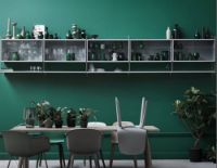 Billede af String Vitrineskab til Væg - Grå 