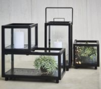 Billede af Cane-line Outdoor Lightbox Rektangulær H: 22 cm - Lava Grey