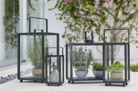 Billede af Cane-line Outdoor Lighthouse Lanterne Rektangulær H: 42 cm - Lava Grey