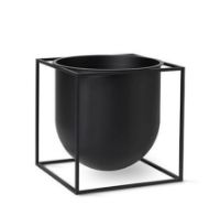 Billede af Audo Copenhagen Kubus Flowerpot 23 23x23 cm - Sort 