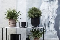 Billede af Audo Copenhagen Kubus Flowerpot 23 23x23 cm - Sort 