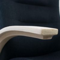 Billede af Farstrup Cantate 6011 Lænestol SH: 38 cm - Eg/Mood