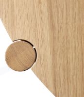 Billede af FDB Møbler D102 Søs Sofabord Ø: 85 cm - Natur Eg
