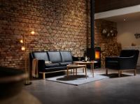 Billede af FDB Møbler D102 Søs Sofabord Ø: 85 cm - Natur Eg