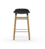 Billede af Normann Copenhagen Form Barstol SH: 65cm - Sort/Eg