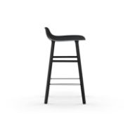 Billede af Normann Copenhagen Form Barstol SH: 65cm - Sort/Sort Eg