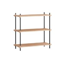 Billede af Moebe Shelving System Low 85x85 cm - Oak