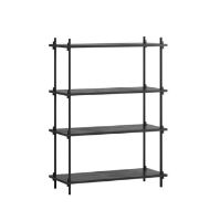 Billede af Moebe Shelving System Medium 115x85 cm - Black