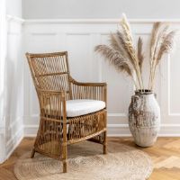 Billede af Sika-Design Davinci Spisebordsstol inkl. Hynde SH: 50 cm - Antik/A670 Michelangelo White