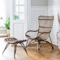 Billede af Sika-Design Monet Lænestol H: 98 cm - Antique Brown