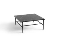 Billede af HAY Rebar Coffee Table L: 80 x B: 84 x H: 33 cm - Black Marble