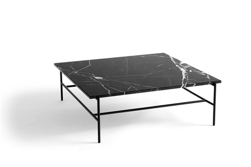 Billede af HAY Rebar Coffee Table L: 100 x B: 104 x H: 33 cm - Black Marble 