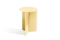 Billede af HAY Slit Table High Ø: 35 cm - Light Yellow 