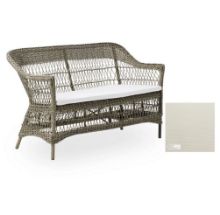 Billede af Sika-Design Charlot Exterior 2 Pers. Sofa L: 134 cm - Antique Grey/B45 Tempotest White 