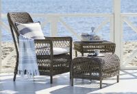 Billede af Sika-Design Dawn Exterior Loungestol inkl. Hynde SH: 44 cm - Antik/B450 Tempotest White 