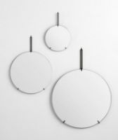 Billede af Moebe Wall Mirror Ø: 70 cm - Black