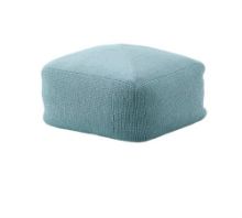 Billede af Cane-line Outdoor Divine Fodskammel 55x55 cm - Turquoise