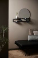 Billede af WOUD Level Daybed L: 190 cm - Sort Eg/Sort Læder