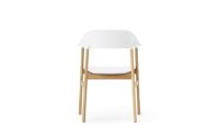 Billede af Normann Copenhagen Herit Armchair SH: 45 cm - Oak Base/White