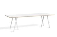 Billede af HAY Loop Stand Table 250x92,5 cm - White/White Laminate