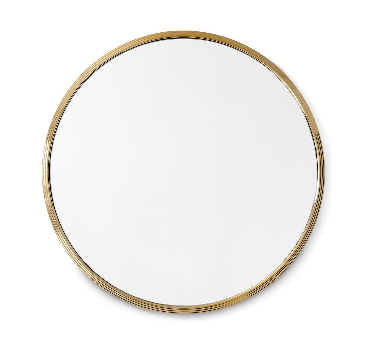Billede af &Tradition Sillon SH5 Ø66 spejl - Messing 