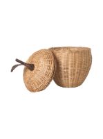 Billede af Ferm Living Apple Braided Storage Kurv Large H: 52 cm - Natural