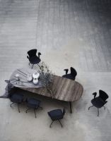 Billede af Bruunmunch Tillægsplade til PLAYdinner Lamé Spisebord m. Udtræk 50x105 cm - Røget Eg