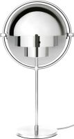 Billede af GUBI Multi-Lite bordlampe Ø:24 cm Chrome base - Chrome skærm