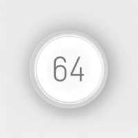 Billede af Lampefeber Lisc Number Væglampe Ø: 24,4 cm - Antracit