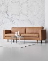 Billede af Mogens Hansen MH321 2 Pers Sofa L: 154 cm - Elmobatique Læder / Cognac 