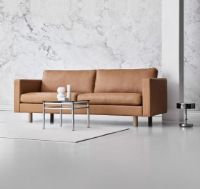 Billede af Mogens Hansen MH321 3 Pers Sofa L: 218 cm - Elmobatique Læder / Cognac