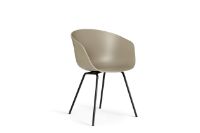 Billede af HAY AAC 26 About A Chair SH: 46 cm - Black Powder Coated Steel/Khaki