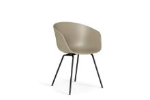 Billede af HAY AAC 26 About A Chair SH: 46 cm - Black Powder Coated Steel/Khaki
