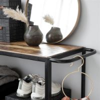 Billede af House Doctor Reol m. hjul - Sort/Træ