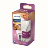 Billede af PHILIPS E27 LED Pære 10,5W (75W) WarmGlow - Dæmpbar/Varm Hvid