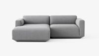 Billede af &Tradition Develius 2 Pers. Sofa m. Chaiselong L: 220 cm - Ruskin Zirconium
