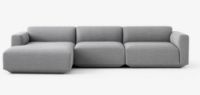 Billede af &Tradition Develius 3. Pers Sofa m. Chaiselong L: 309 cm - Ruskin Zirconium