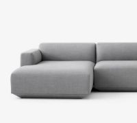 Billede af &Tradition Develius 3. Pers Sofa m. Chaiselong L: 309 cm - Ruskin Zirconium