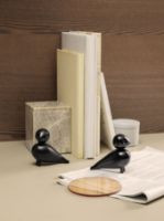 Billede af Kay Bojesen Turtelduer 1 Par H: 9 cm - Sort/Bøg