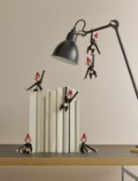 Billede af Kay Bojesen Nissehue Mini Abe Ø: 2,5 cm - Rød/Hvid