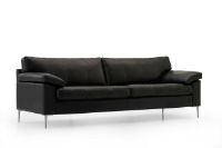 Billede af Mogens Hansen MH2163 4 Pers Sofa L: 254 cm - Premium Læder / Sort
